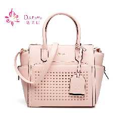 Daphne/达芙妮2015正品包包 时尚PU皮镂空潮流手提女包1015183034