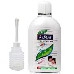 妇炎洁 植物本草抑菌洗液380ml 女性私处护理液送女性阴道冲洗器